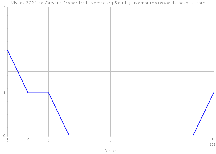 Visitas 2024 de Carsons Properties Luxembourg S.à r.l. (Luxemburgo) 