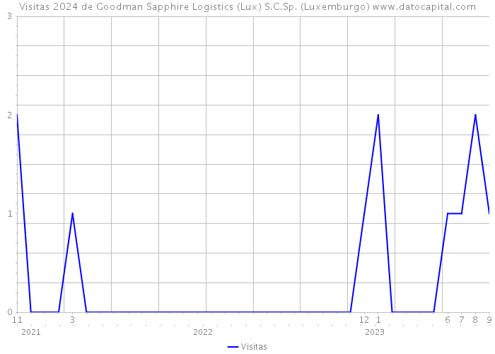 Visitas 2024 de Goodman Sapphire Logistics (Lux) S.C.Sp. (Luxemburgo) 