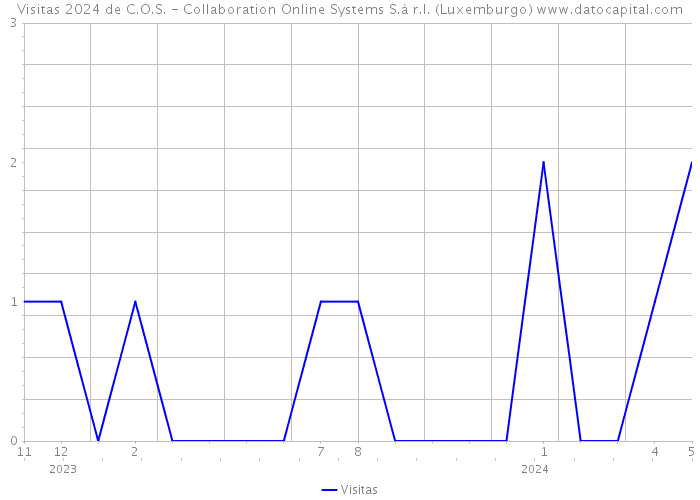 Visitas 2024 de C.O.S. - Collaboration Online Systems S.à r.l. (Luxemburgo) 