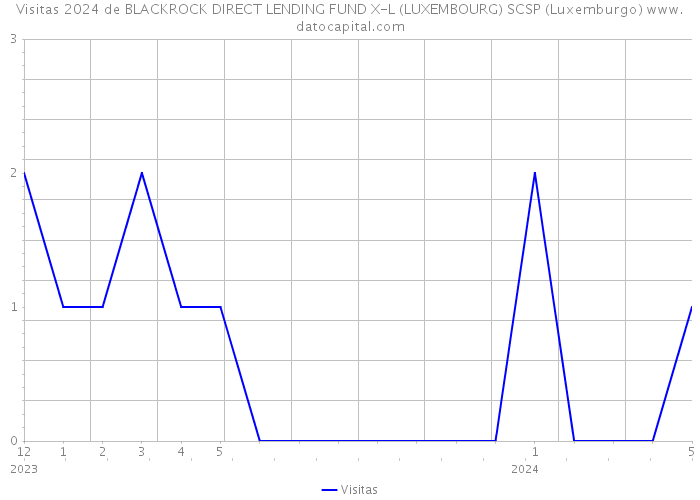 Visitas 2024 de BLACKROCK DIRECT LENDING FUND X-L (LUXEMBOURG) SCSP (Luxemburgo) 