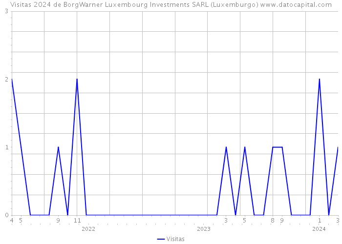 Visitas 2024 de BorgWarner Luxembourg Investments SARL (Luxemburgo) 