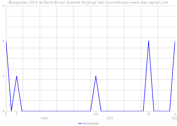 Búsquedas 2024 de David Brown Systems Holdings Sarl (Luxemburgo) 
