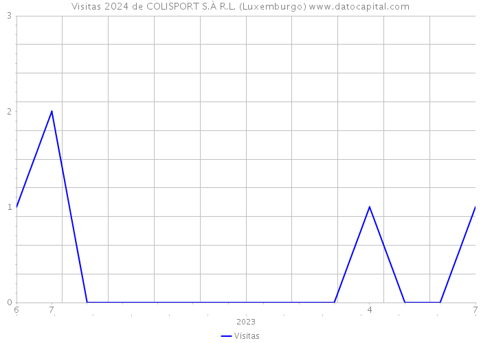 Visitas 2024 de COLISPORT S.À R.L. (Luxemburgo) 