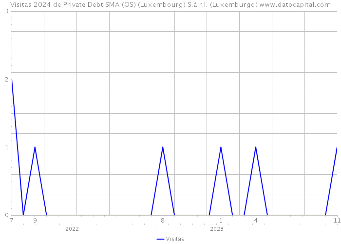 Visitas 2024 de Private Debt SMA (OS) (Luxembourg) S.à r.l. (Luxemburgo) 