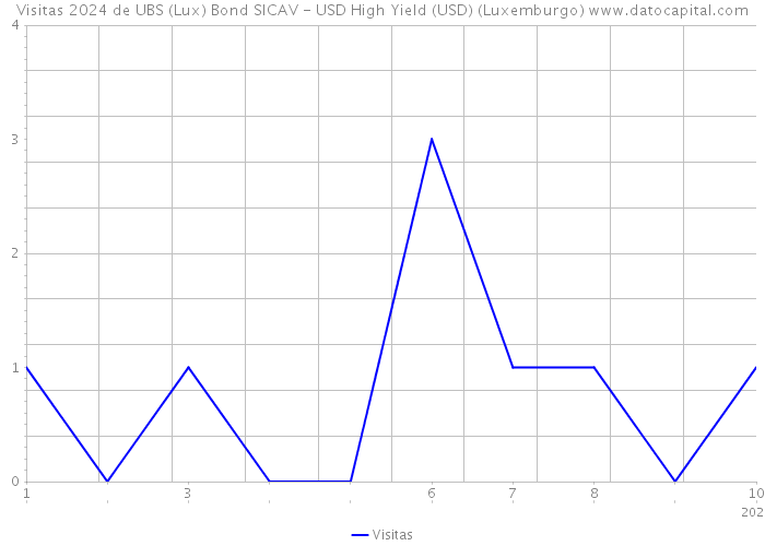 Visitas 2024 de UBS (Lux) Bond SICAV - USD High Yield (USD) (Luxemburgo) 
