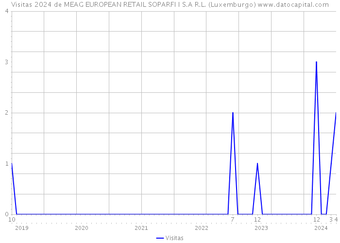 Visitas 2024 de MEAG EUROPEAN RETAIL SOPARFI I S.A R.L. (Luxemburgo) 