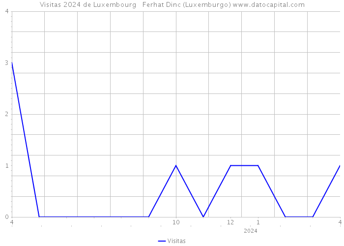 Visitas 2024 de Luxembourg Ferhat Dinc (Luxemburgo) 