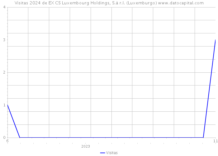 Visitas 2024 de EX CS Luxembourg Holdings, S.à r.l. (Luxemburgo) 