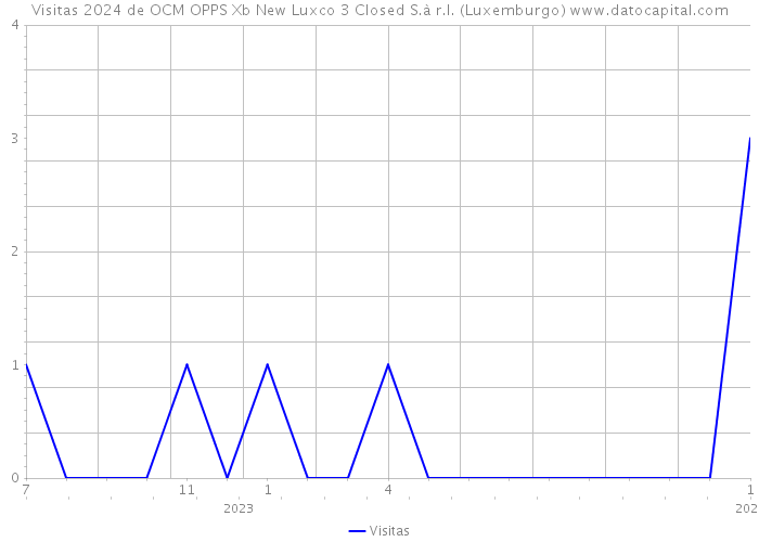 Visitas 2024 de OCM OPPS Xb New Luxco 3 Closed S.à r.l. (Luxemburgo) 