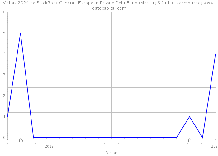 Visitas 2024 de BlackRock Generali European Private Debt Fund (Master) S.à r.l. (Luxemburgo) 