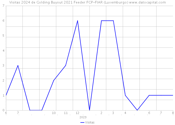 Visitas 2024 de Golding Buyout 2021 Feeder FCP-FIAR (Luxemburgo) 