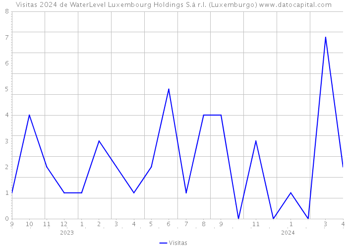 Visitas 2024 de WaterLevel Luxembourg Holdings S.à r.l. (Luxemburgo) 