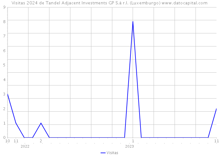 Visitas 2024 de Tandel Adjacent Investments GP S.à r.l. (Luxemburgo) 